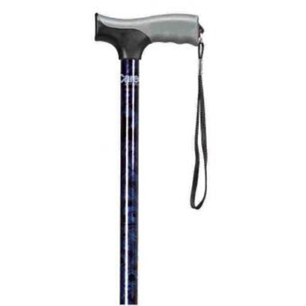 Carex Health Brands Carex Health Brands A50500 Soft Grip Cane Blue Designer FGA50500 0000